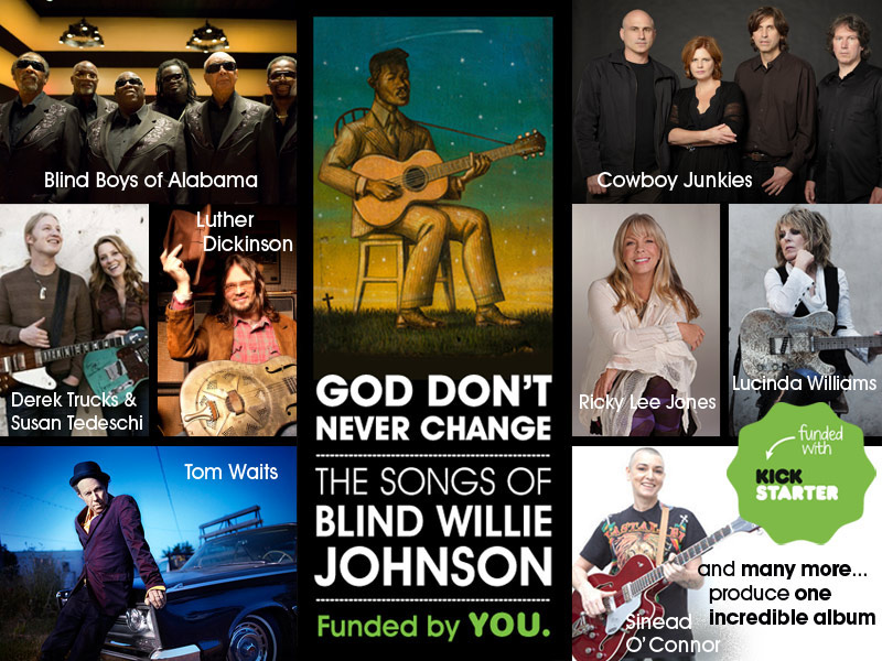 Blind Willie Johnson Kickstarter Ad