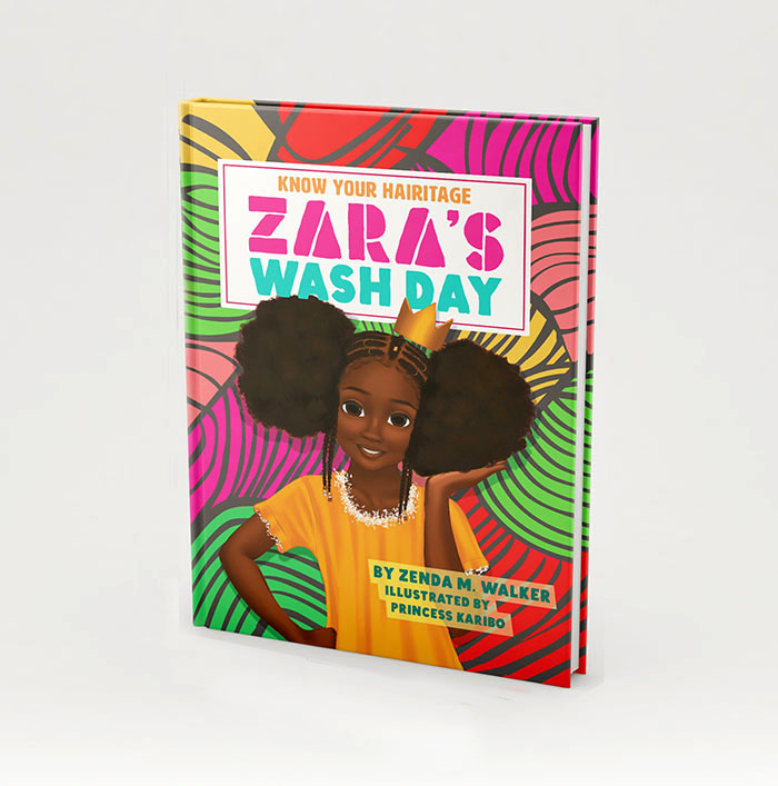 zara's wash day book image