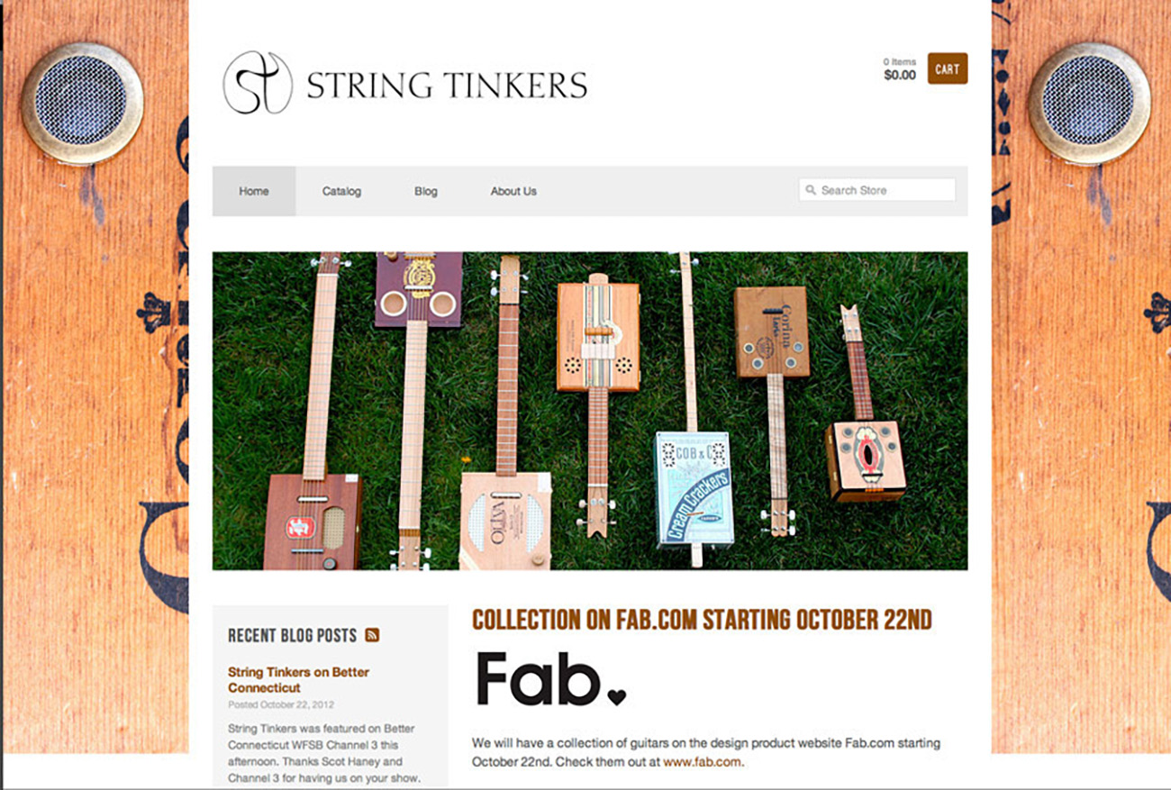 string tinkers website homepage image